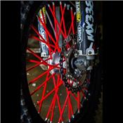 Couvre rayons Rouge Moto/Cross/Pit Bike