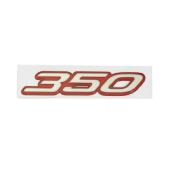Autocollant "350" Piaggio MP3 350cc depuis 2018