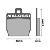 Plaquettes de frein arrière Malossi Sport Nitro/Aerox