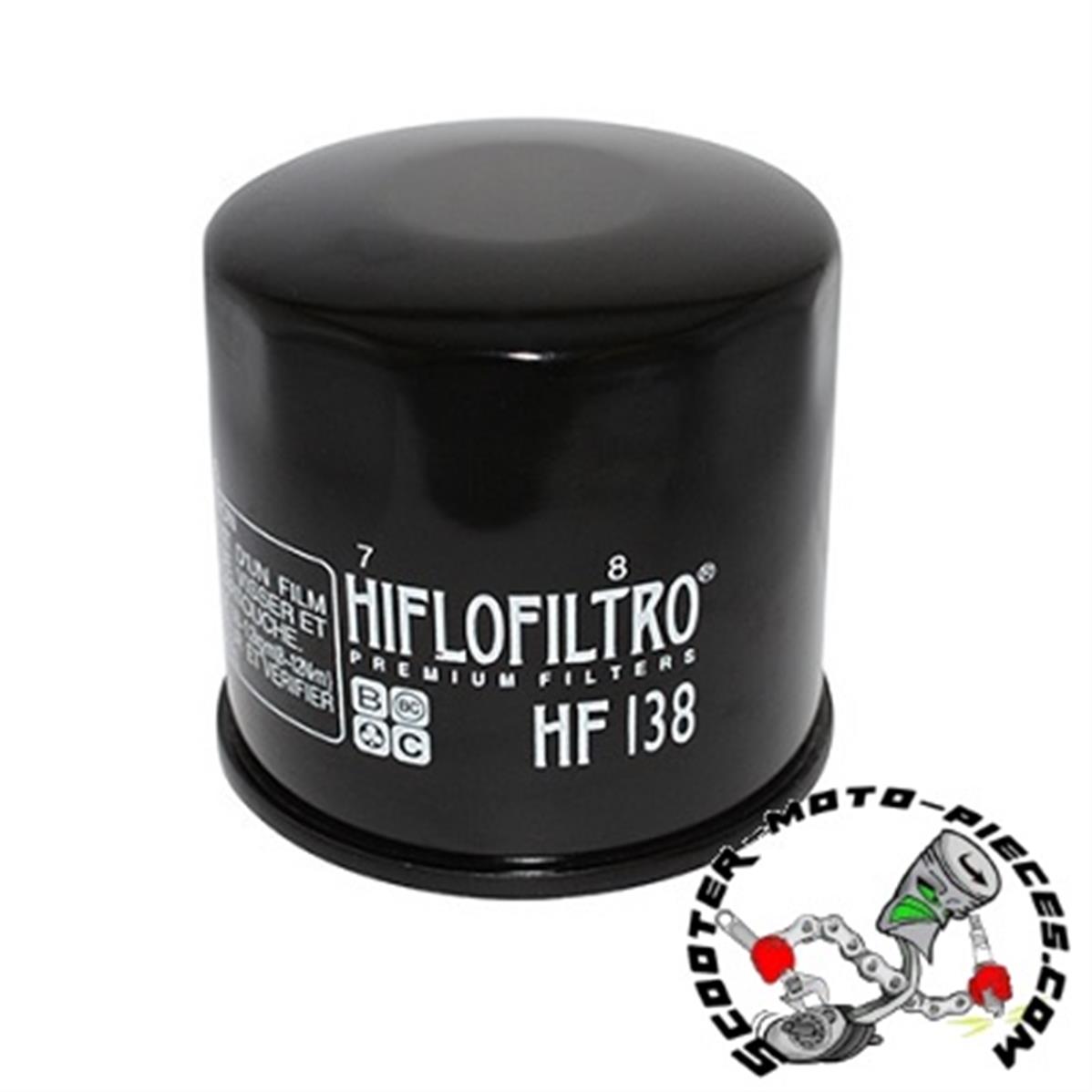 Bimota Hiflo Filtro HF138 Premium Oil Filter fit Arctic Cat 400 4x4 ACT 04 