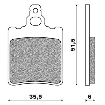 Plaquettes de frein AR Aprilia RS 50 1999>