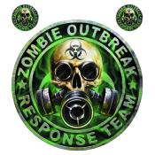 Autocollant Lethal Threat Zombie Outbreak