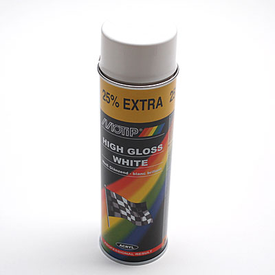Bombe de peinture Pro Acrylique Blanc