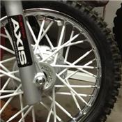 Couvre rayons Blanc Moto/Cross/Pit Bike