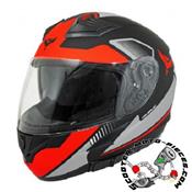 CASQUE ADX XR3 FEELING NOIR/ARGENT/ROUGE MAT