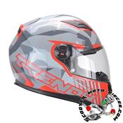 CASQUE TRENDY 20 T-503 FURYA GRIS/ROUGE