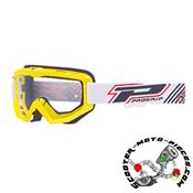 Lunettes/Masque Cross Progrip 3201 Atzaki Jaune