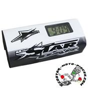 Mousse de Guidon Starbar Booster Blanc avec chronomètre