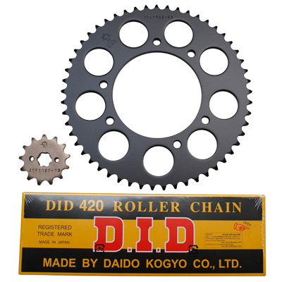 Kit chaine Derbi Senda DRD/Racing/Devil DID 13x53
