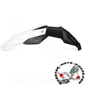 Garde boue avant super motard NoEnd Noir/Blanc
