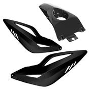 Coques arrières + dosseret BCD Xtreme Nitro/Aerox 97>12 Noir