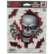 Autocollant Lethal Threat Peek A Boo Skull Red