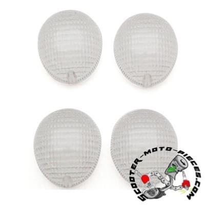 Cabochons de clignotant Transparent Peugeot Ludix