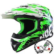 CASQUE CROSS NOEND CRACKED VERT