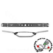 Guidon TNT Highway Argent pour mecaboite