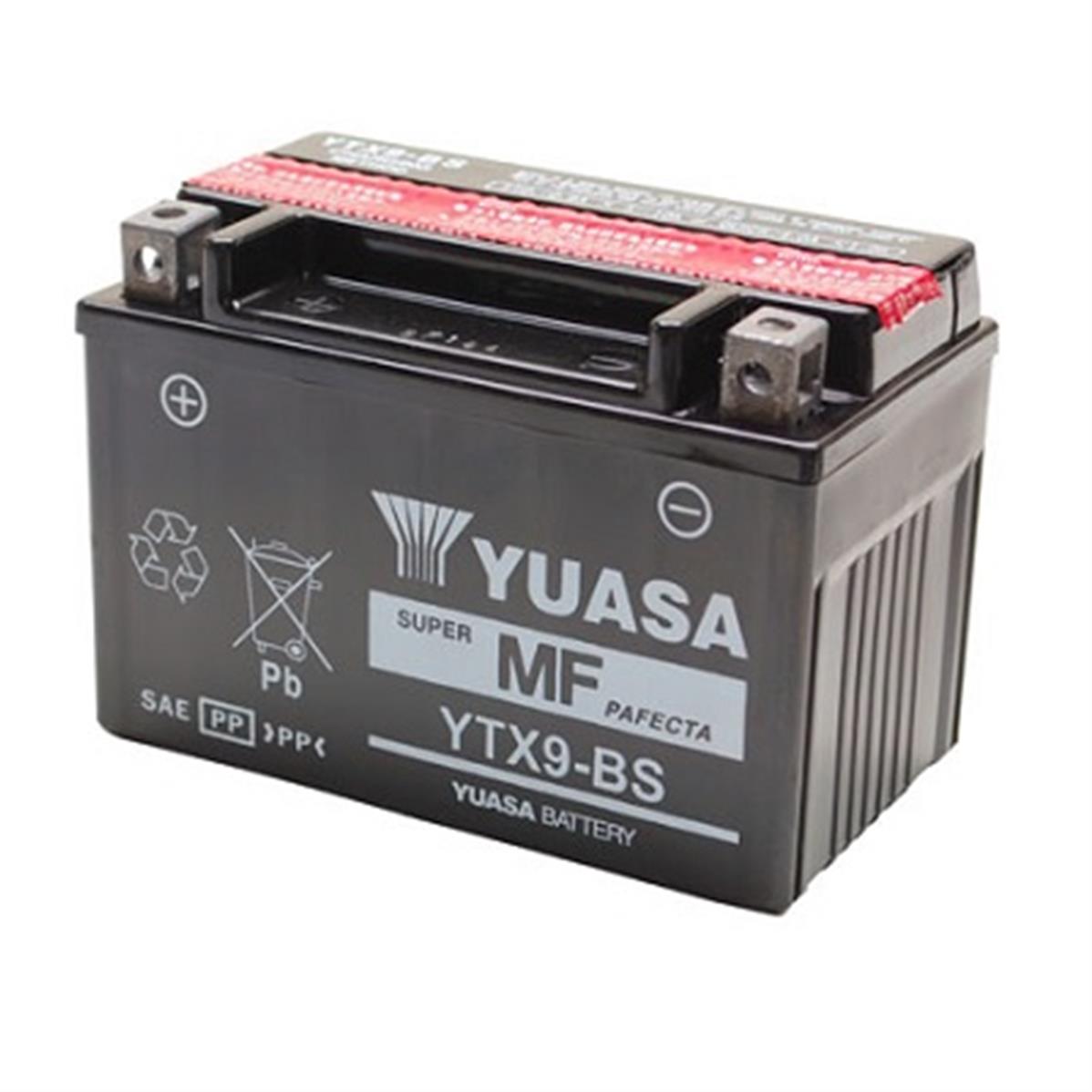Yuasa Batterie benelli 125ccm VELVET 125 année-modèle 1999-2001 ytx9-bs