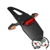 Feu arrire moto Rouge  Leds avec bavette + clignotants