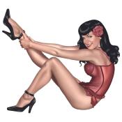 Autocollant Lethal Threat Mini Classic Pin Up Girl