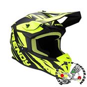 CASQUE CROSS TRENDY 20 T-903 LEAPER NOIR/JAUNE FLUO