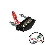 Feu clairage de plaque  Leds 4SMD Noir