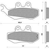 Plaquettes de frein avant Derbi Senda SM/R DRD X-Treme Depuis 2010