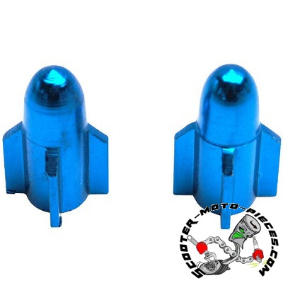 Bouchon de valve Rocket Bleu