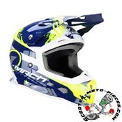 CASQUE CROSS TRENDY 20 T-902 MACH1 BLEU/JAUNE