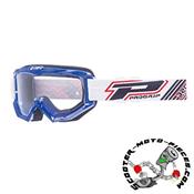 Lunettes/Masque Cross Progrip 3201 Atzaki Bleu