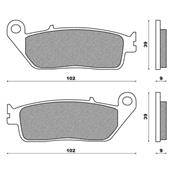 Plaquettes de frein arriere Kymco 125 Dink Street