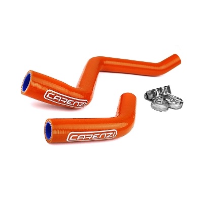 Kit durite silicone Orange Derbi Senda Euro 3