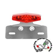 Feu arrière Leds TNT Diamant Rouge sur Platine