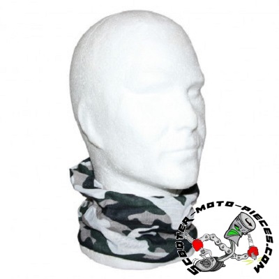 Bandana/Tour de cou/Tour de tête Camouflage Gris