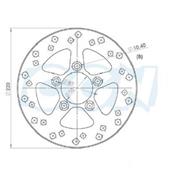 Disque de frein avant Kymco Dink/Grand Dink