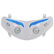 Double optique RR8 Peugeot Speedfight 2 Blanc/Bleu