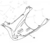 Bas de caisse Blanc Nitro/Aerox depuis 2013