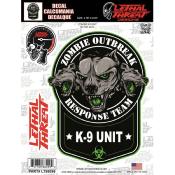 Autocollant Lethal Threat Zombie K9 Unit